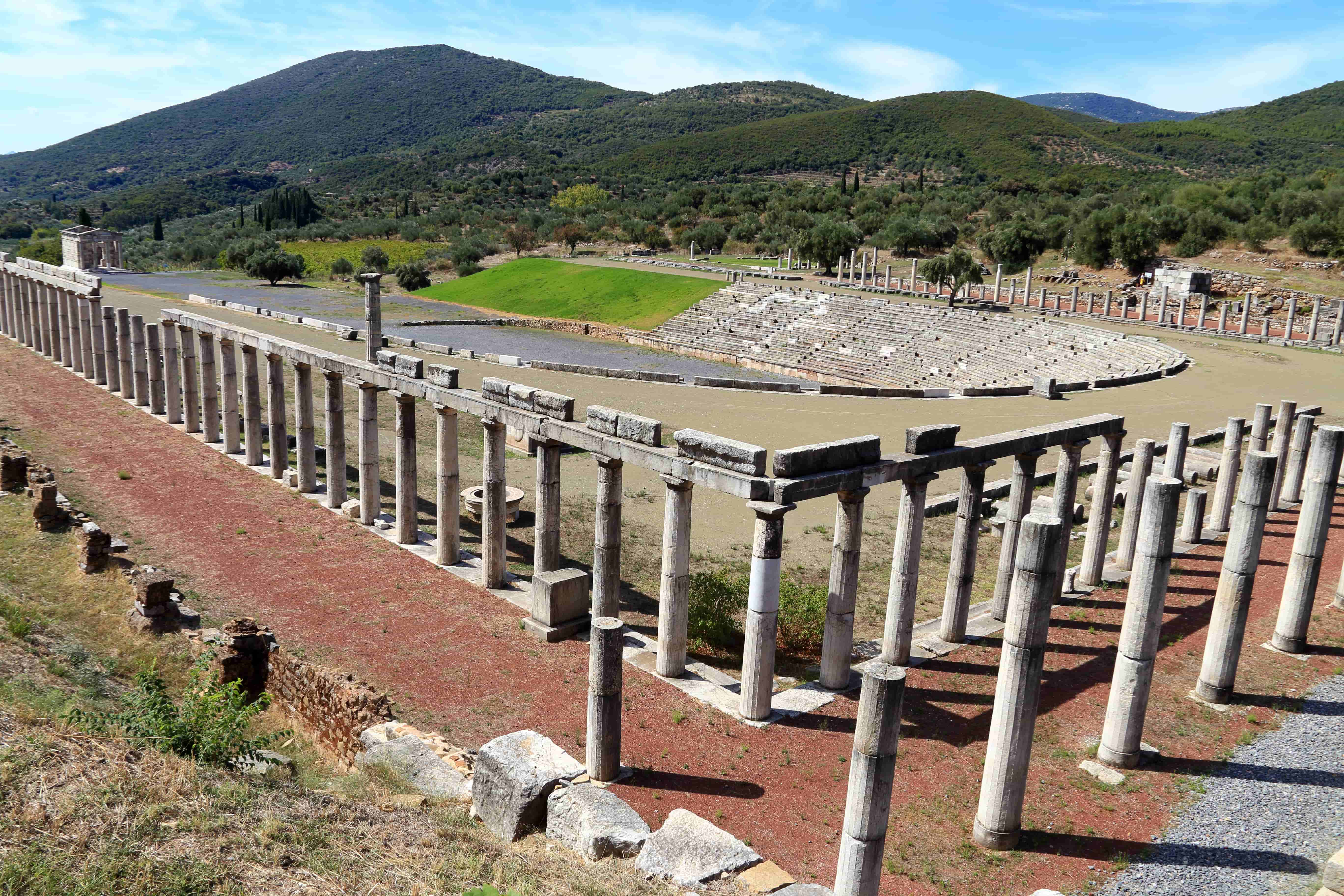 Ruins in Ancient city of Messina, Messinia, Peloponnes, Greece